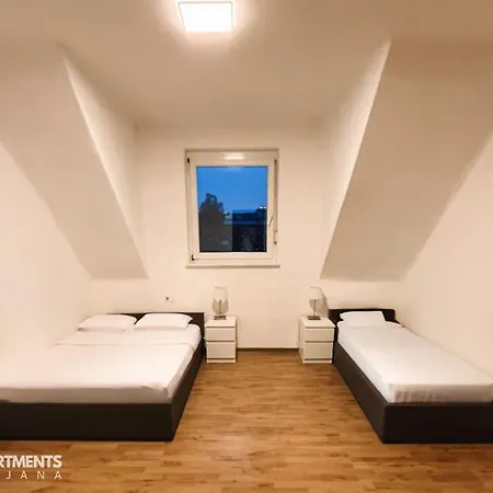 Apartamento Huge Bbq Garden 2, Spacious Flat, Ac, Free Parking 2 Liubliana
