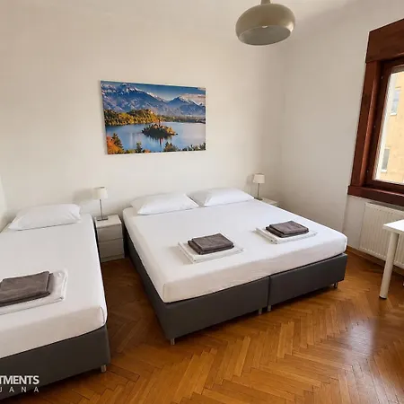 Apartamento Huge Bbq Garden 2, Spacious Flat, Ac, Free Parking 2 Liubliana
