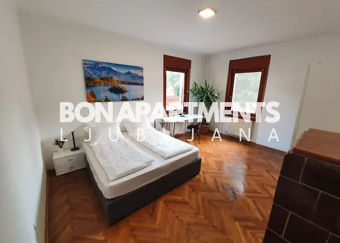 Huge Bbq Garden 2, Spacious Flat, Ac, Free Parking 2 * Lublana